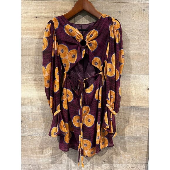 Autumn Adeigbo Amelie coctail cutout Dress size 2 - Picture 3 of 9